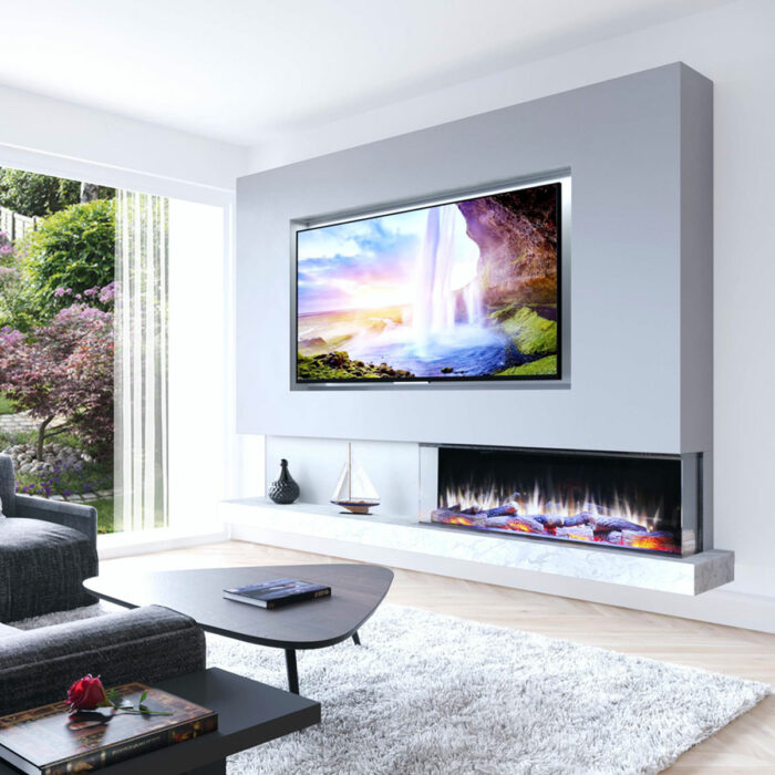 DEEP i1250 Ecoflame™ Electric Fire with Smart App
